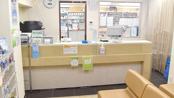 アスト薬局巣鴨店の受付/カウンター