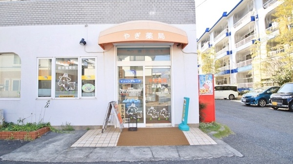 やぎ薬局の入口