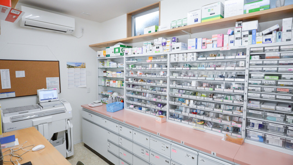 住吉ヘルシー薬局の調剤室