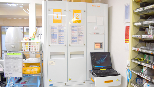 喜連薬局の調剤器具