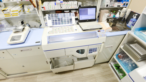 くるみ調剤薬局の調剤器具