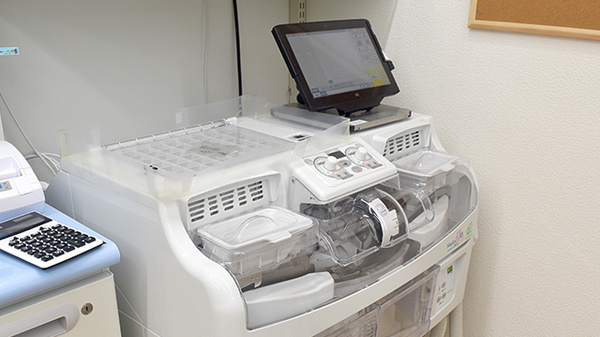 ユタカ薬局　瀬田の調剤器具
