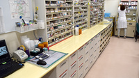 かるがも薬局　昭和町店の調剤室