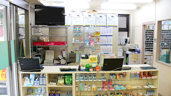つくし薬局　中村南店の受付/カウンター