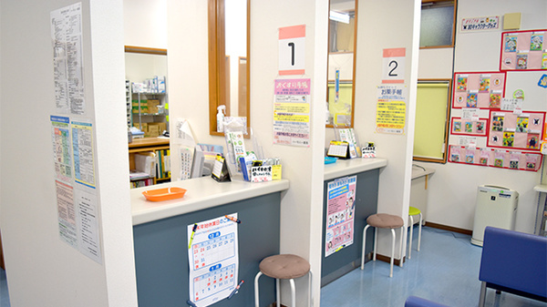 ハーモニー薬局（館林）の受付/カウンター