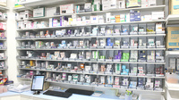 大信薬局　元加治店の薬棚