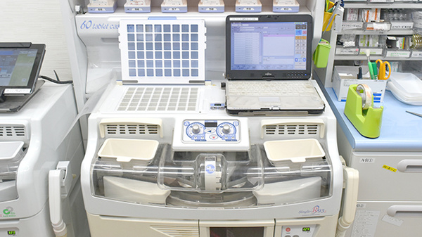 きずな薬局の調剤器具