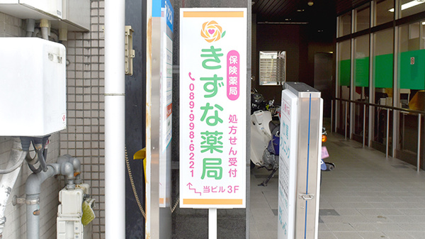 きずな薬局の看板