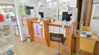 市立病院前ミドリ薬局の受付/カウンター