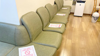 カシワバ薬局馬車道店の待合スペース