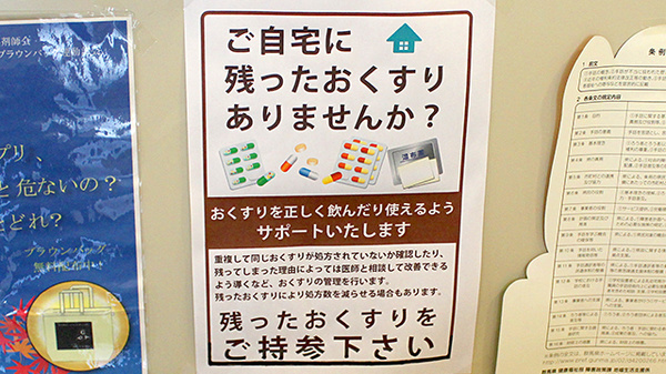 エムシー薬局　太田店の残薬回収サービス
