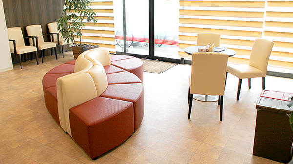 ダリア薬局の待合スペース