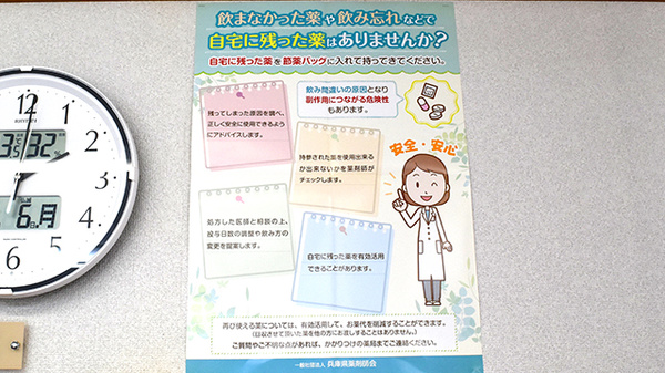 ちぐさ薬局の残薬回収サービス