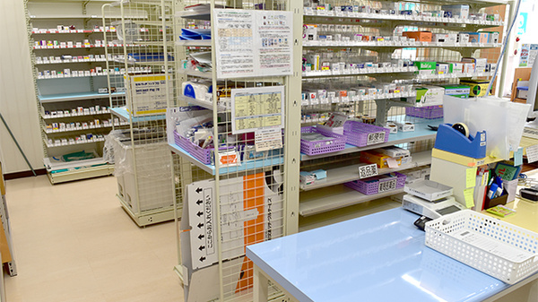 ユタカ薬局　則武の調剤室