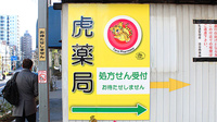 虎薬局の看板