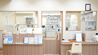 ならまち薬局の受付/カウンター