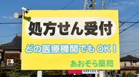 あおぞら薬局の看板