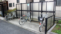 タナカ薬局の駐輪場
