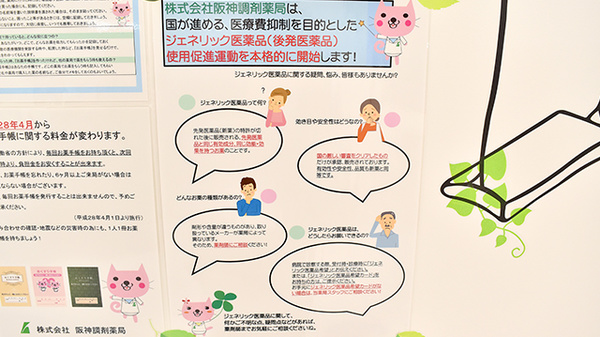 阪神調剤薬局　港南台医療モール店のジェネリック対応