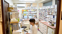 ヤブザキ信栄堂薬局の調剤室