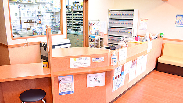 いづつ薬局　篠原店の受付/カウンター