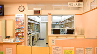 楠公堂薬局　学園都市駅ビル店の受付/カウンター