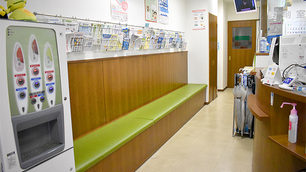 an調剤薬局 大分本店の待合スペース