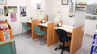 イチワタ薬局 影森店の受付/カウンター