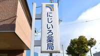 にじいろ薬局の看板