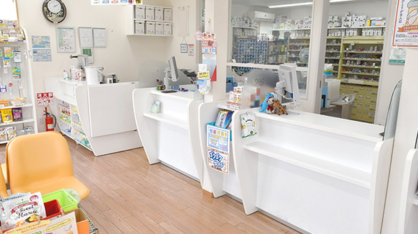 そうごう薬局　館林店の受付/カウンター