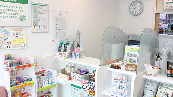 そうごう薬局　市川店の受付/カウンター