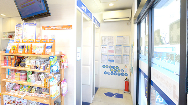 クオール薬局志賀店の受付/カウンター