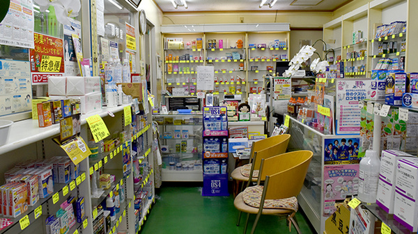だるま堂薬局の受付/カウンター