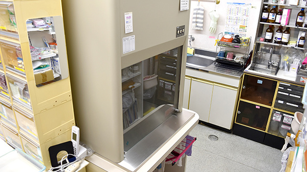 有限会社草楽ゆたか調剤薬局の調剤器具