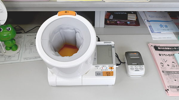 桜木調剤薬局の血圧計