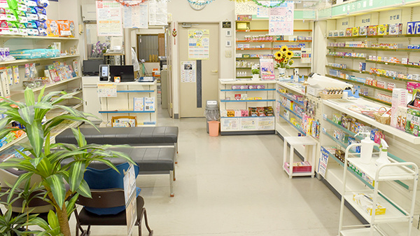 有限会社小田薬局の受付/カウンター