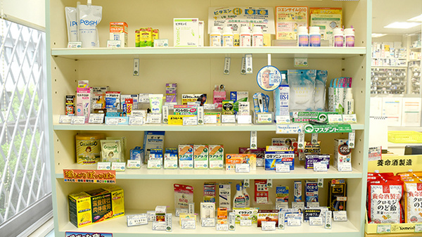 中日調剤薬局 桃花台店の一般医薬品