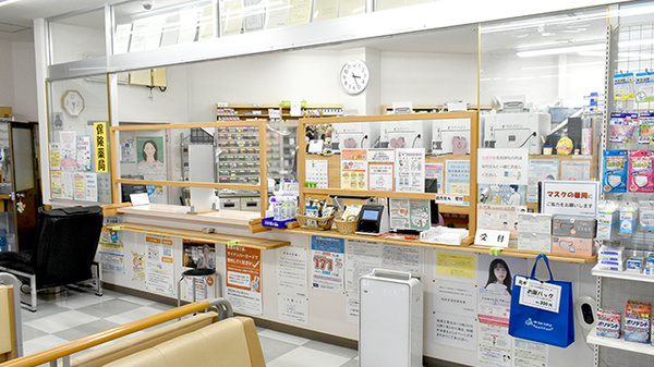 そがめ薬局大町店の受付/カウンター