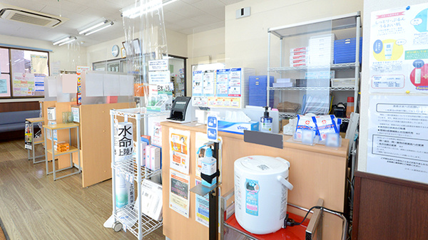 クオール薬局おおだいら店の受付/カウンター