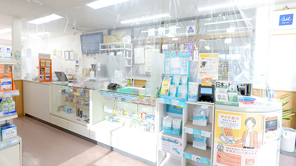 クオール薬局水戸けやき台店の受付/カウンター