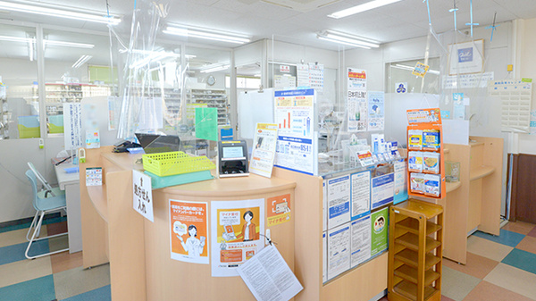 クオール薬局勝田店の受付/カウンター