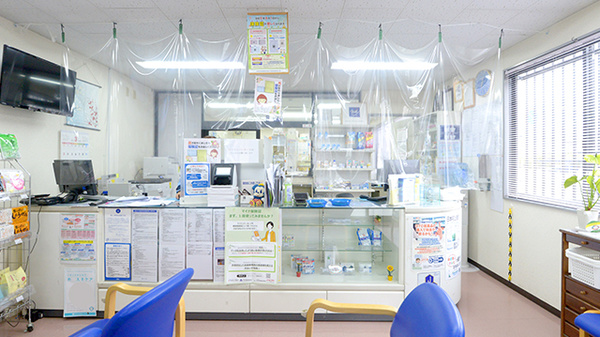 クオール薬局真壁店の受付/カウンター