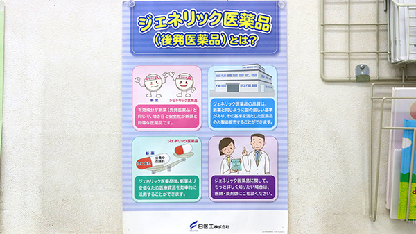 あい薬局成沢店のジェネリック対応