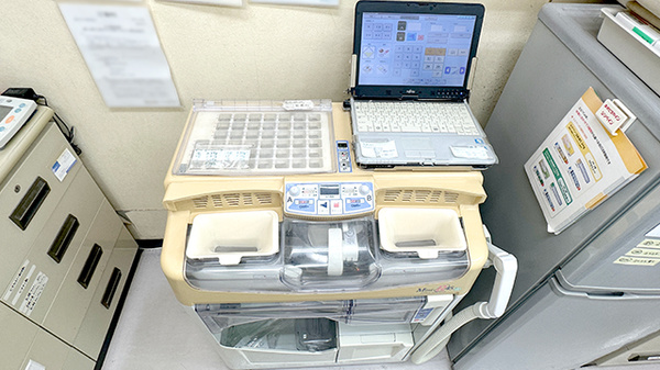 アクア薬局の調剤器具