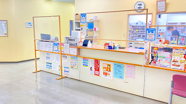 アクア薬局けやき台店の受付/カウンター