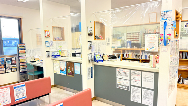花・花薬局結城店の受付/カウンター