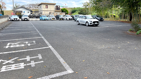 たけの調剤薬局の駐車場