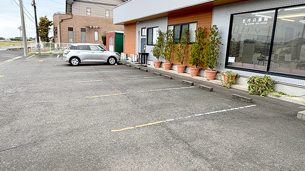 たけの薬局 下妻店の駐車場