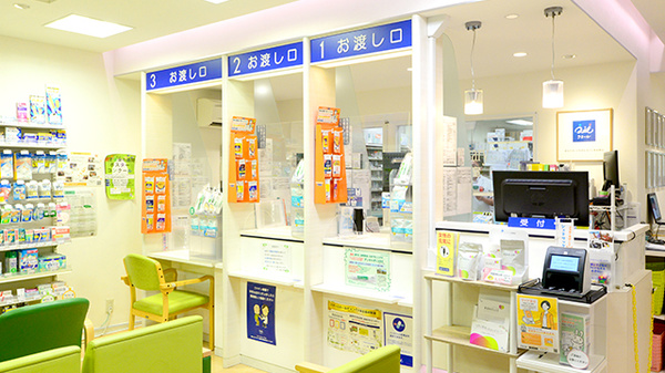 クオール薬局高梁南町店の受付/カウンター