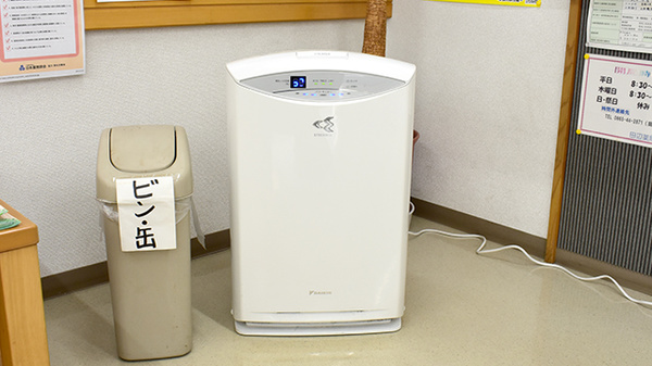 田辺薬局新町店の感染予防対策